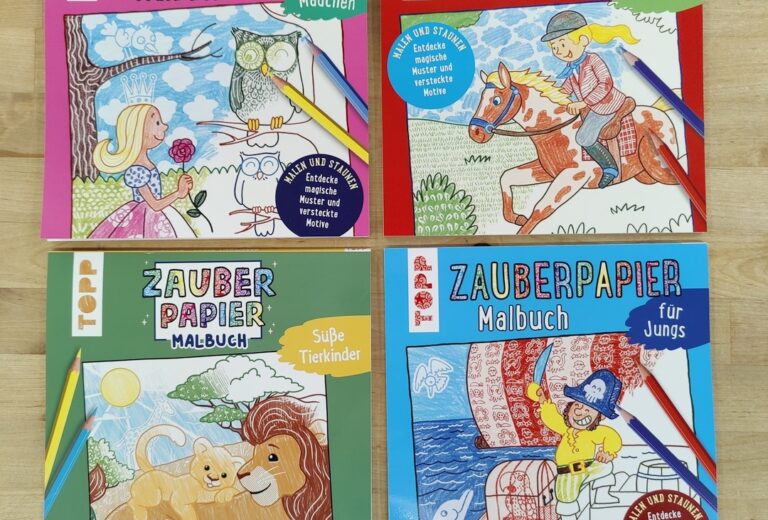 Malbücher für Kinder mit Zauberpapier